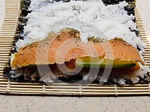 Asia seafood sushi