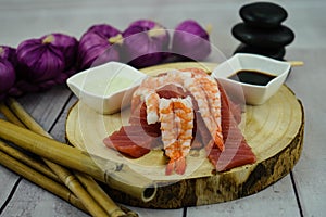 Asia seafood sushi