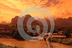 ASIA SOUTHEASTASIA LAOS VANG VIENG LUANG PRABANG photo