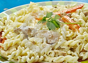 Asiago Chicken Pasta