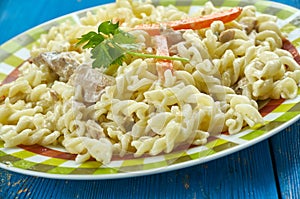 Asiago Chicken Pasta