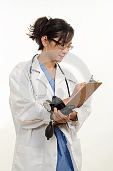 Asian american healthcare worker