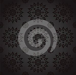 Asian Art Background, Thai art pattern vector.