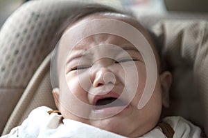 Baby Crying On Carseat photo