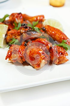 Asian Barbecued Chicken Wings