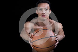 Asian basketball player