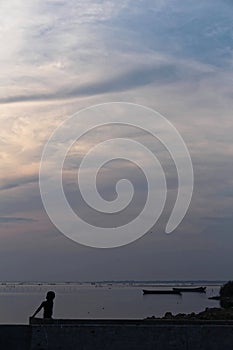 Asian beach landscape