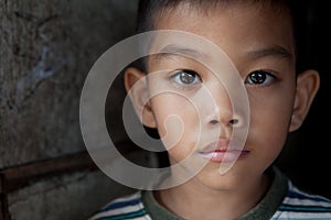 Asian boy portrait