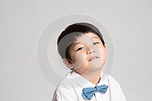 Asian boy studio portrait