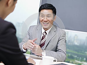 Asian business people