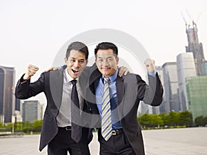 Asian business people