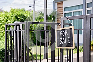 Asian businessman sale his house because of Economic problems. Unemployment and Mental health problem.