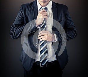 Asian Businessman wearing suit