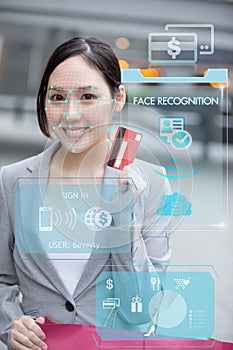 Credit facial recognition photo