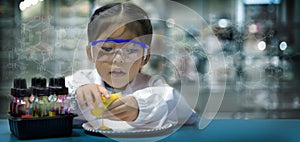 Asian chemical kids experiment education skill