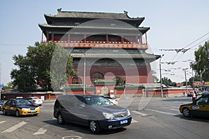 Asian China, Beijing, ancient architecture, the Drum Tower