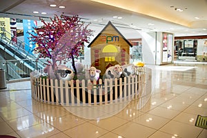 Asian China, Beijing, Wangfujing, APM shopping center, interior design shop,