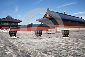 Asian Chinese, Beijing, historic buildings, Tiantan,