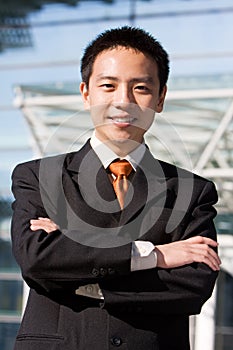 Asian chinese business man
