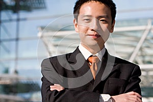 Asian chinese business man