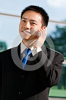 Asian chinese business man