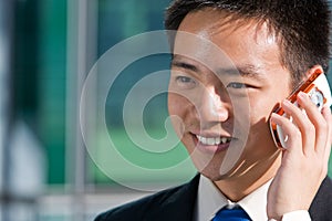 Asian chinese business man