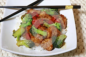 Asian/Chinese chicken and broccoli dish