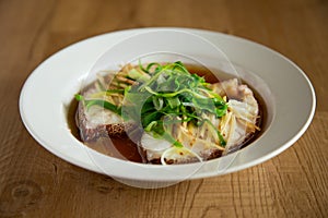 Asian chinese style steam fish