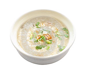 Asian congee round bowl