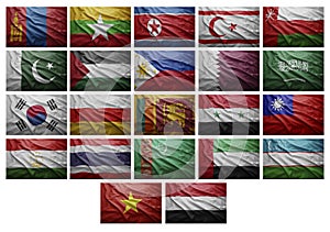 Asian countries from M to Y