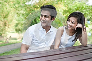 Asian Couple Lifestyle on Table