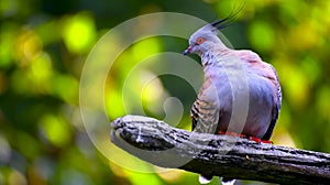 Asian crested pigeon