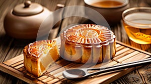 The Asian culture of moon cakes and tea