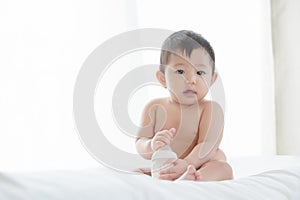 Baby boy 6-month portrait