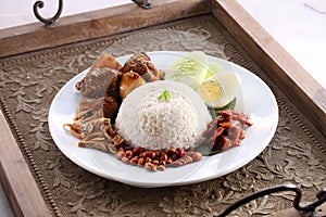 Asian cuttle fish rice