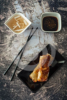 Asian Dish: Caramelised Pork, Ginger Tea, Vietnamese Potatos photo