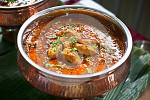Asian Dish Curry Fish