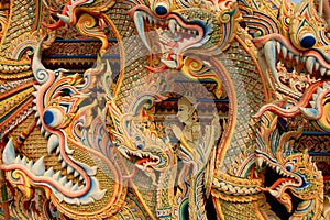 Asian dragon background