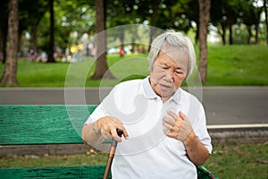 Asian elderly people with certain symptoms,difficulty breathing,suffering or heart problems,Communicates the symptoms of heart