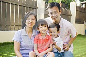 Asian family