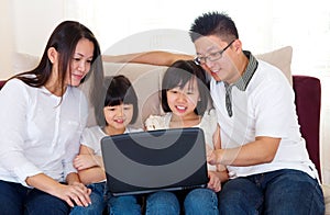 Asian family