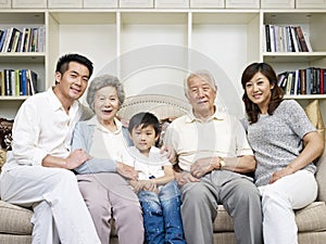 Asian family