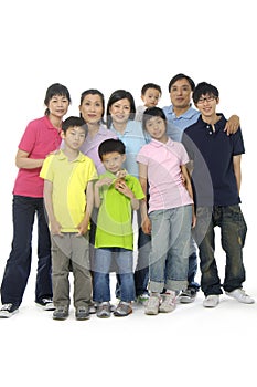 Asian family