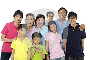 Asian family