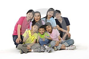 Asian family