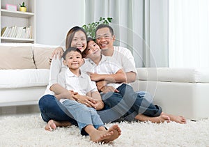 Asian family