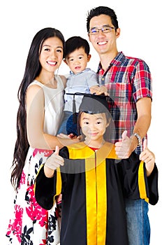 Asian family