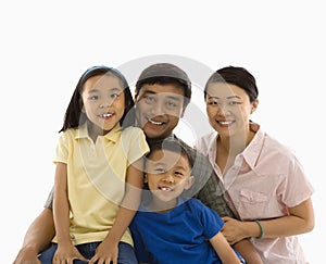 Asian family portrait.
