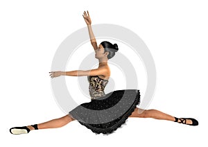 Asian Female Ballet Dancer