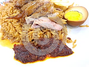 Asian Food Braised duck rice